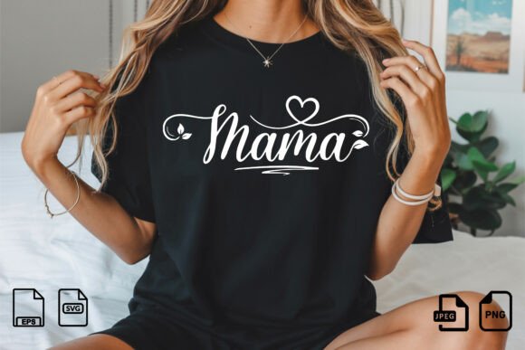 Download Mama SVG Typography Design - Premium Resources