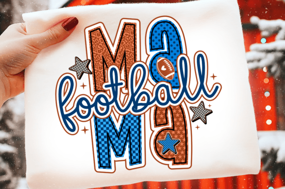 Download Football Mama Svg, Retro Football Png - Premium Bundle
