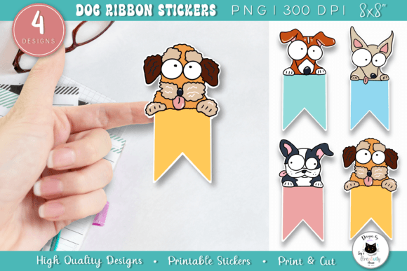 Download Funny Dog Sticker Pack | Ribbon Stickers - Pack Collection