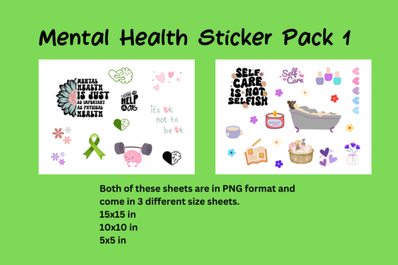 Download Mental Health Sticker Pack 1 - Pack Collection